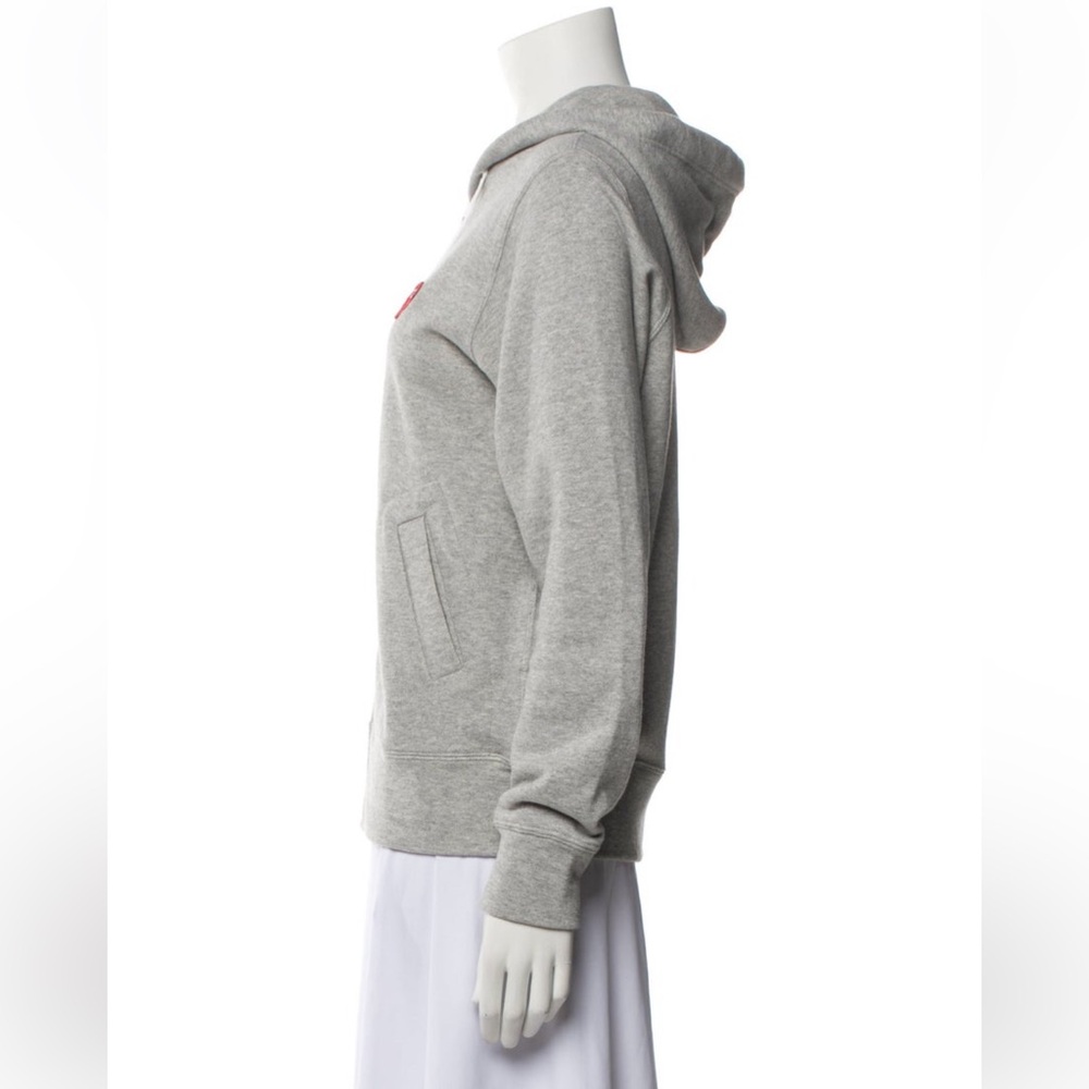 Comme des Garçons Play Hoodie Zip Up Cotton Jacket Sweatshirt - Picture 2 of 3